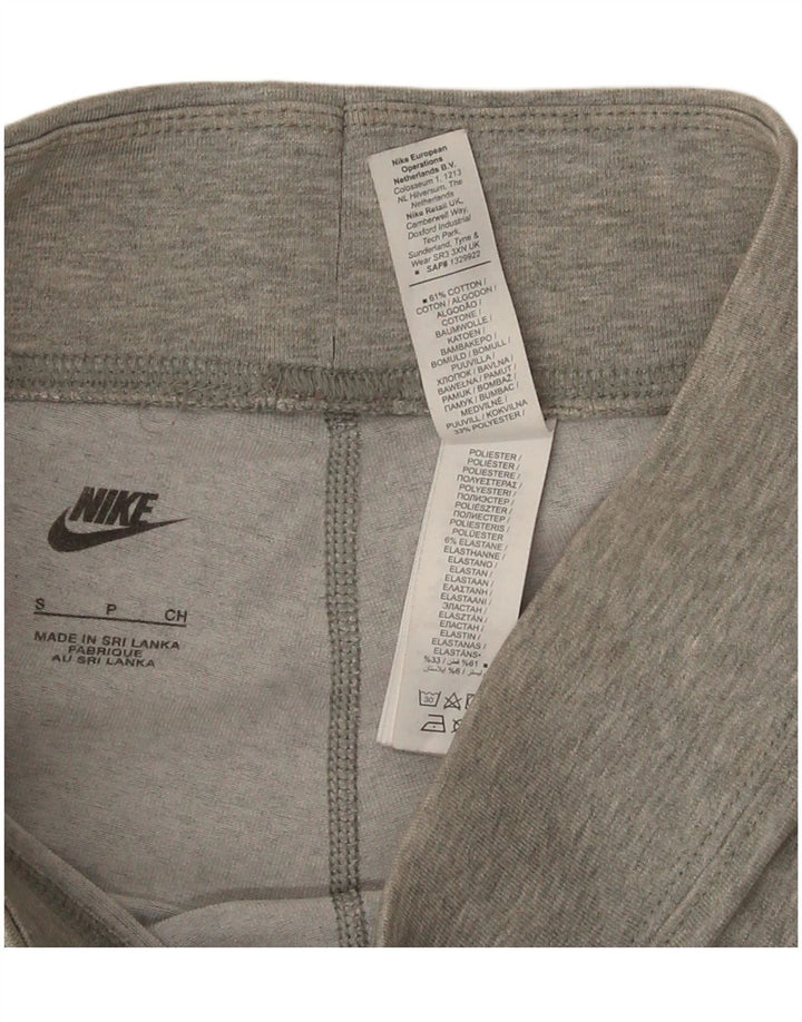 Nike Womens Graphic Leggings UK 10 Small Grey Cotton