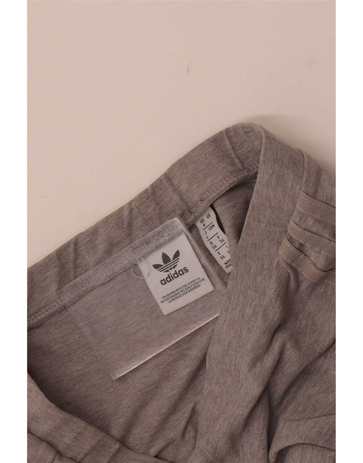 Adidas Damen Leggings UK 8 Small Grau