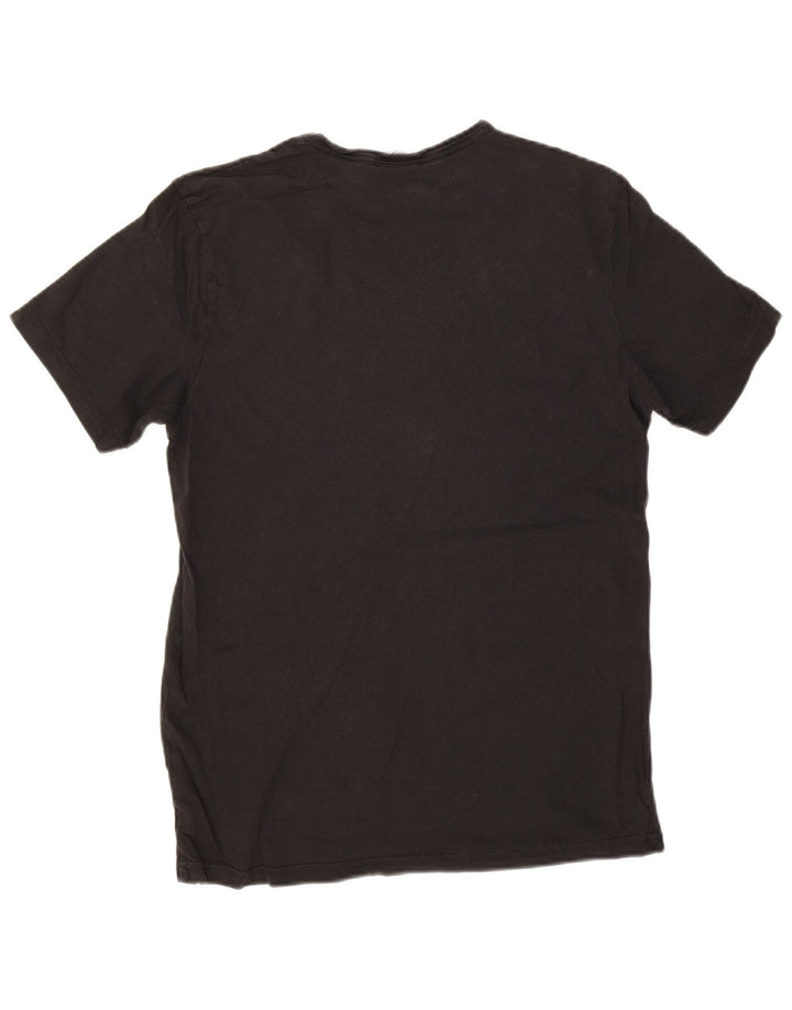 Calvin Klein Mens Graphic T-Shirt Top Medium Black Cotton