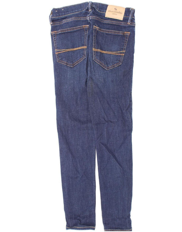 Abercrombie & Fitch Boys Slim Skinny Jeans 11-12 Years W24 L25 Navy Blue