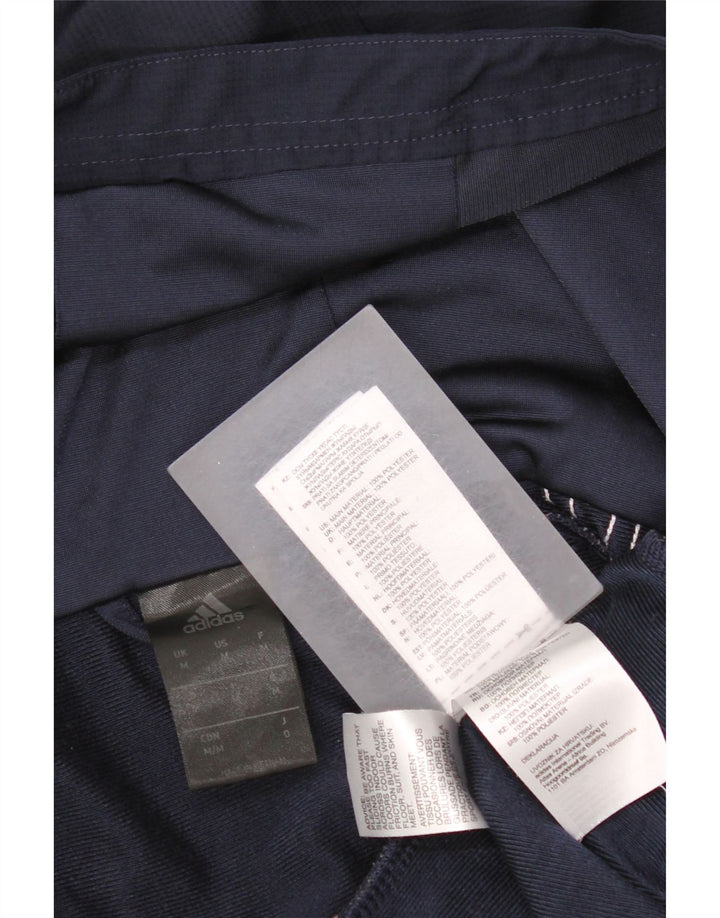 Adidas Pull à capuche zippé pour homme Bleu marine moyen Polyester