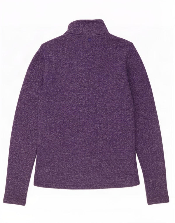 Mountain Warehouse Womens Tracksuit Top Jacket UK 12 Medium Purple Flecked