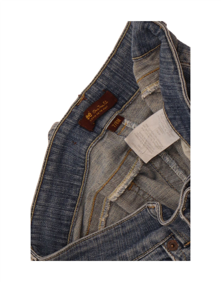 LEE Womens Denim Shorts US 7/8 Medium W28 Blue Cotton