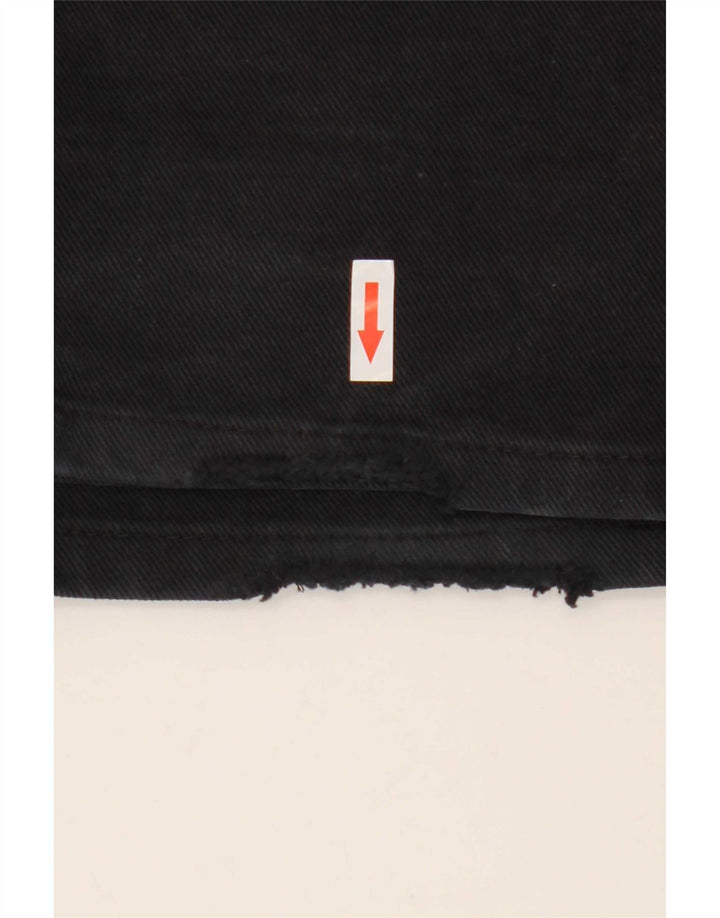 Lee Mens Straight Jeans W38 L34 Black Cotton