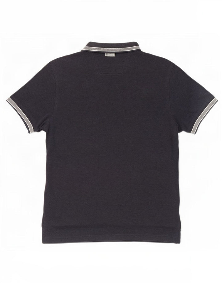 Hugo Boss Mens Regular Fit Polo Shirt Medium Navy Blue Cotton