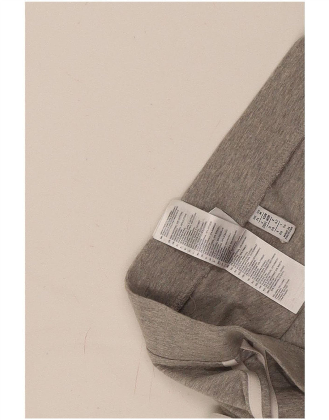 Adidas Womens Leggings UK 14 Medium Grey Flecked Cotton
