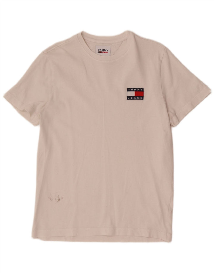 Tommy Hilfiger Mens Graphic T-Shirt Top XS White