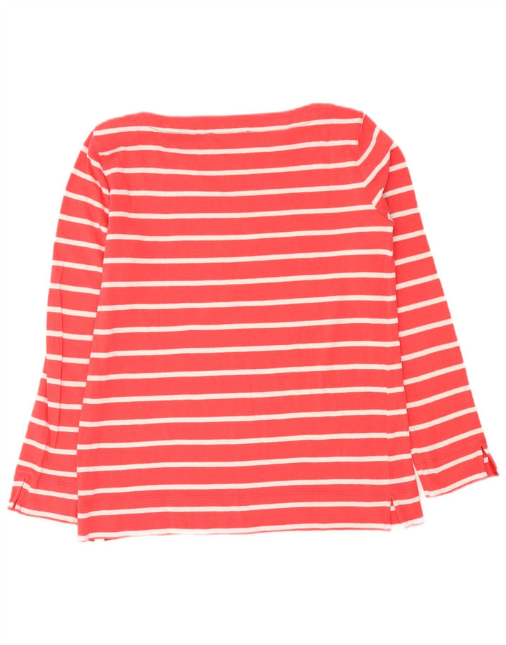 Max & Co. Womens Top Long Sleeve UK 14 Large Pink Striped