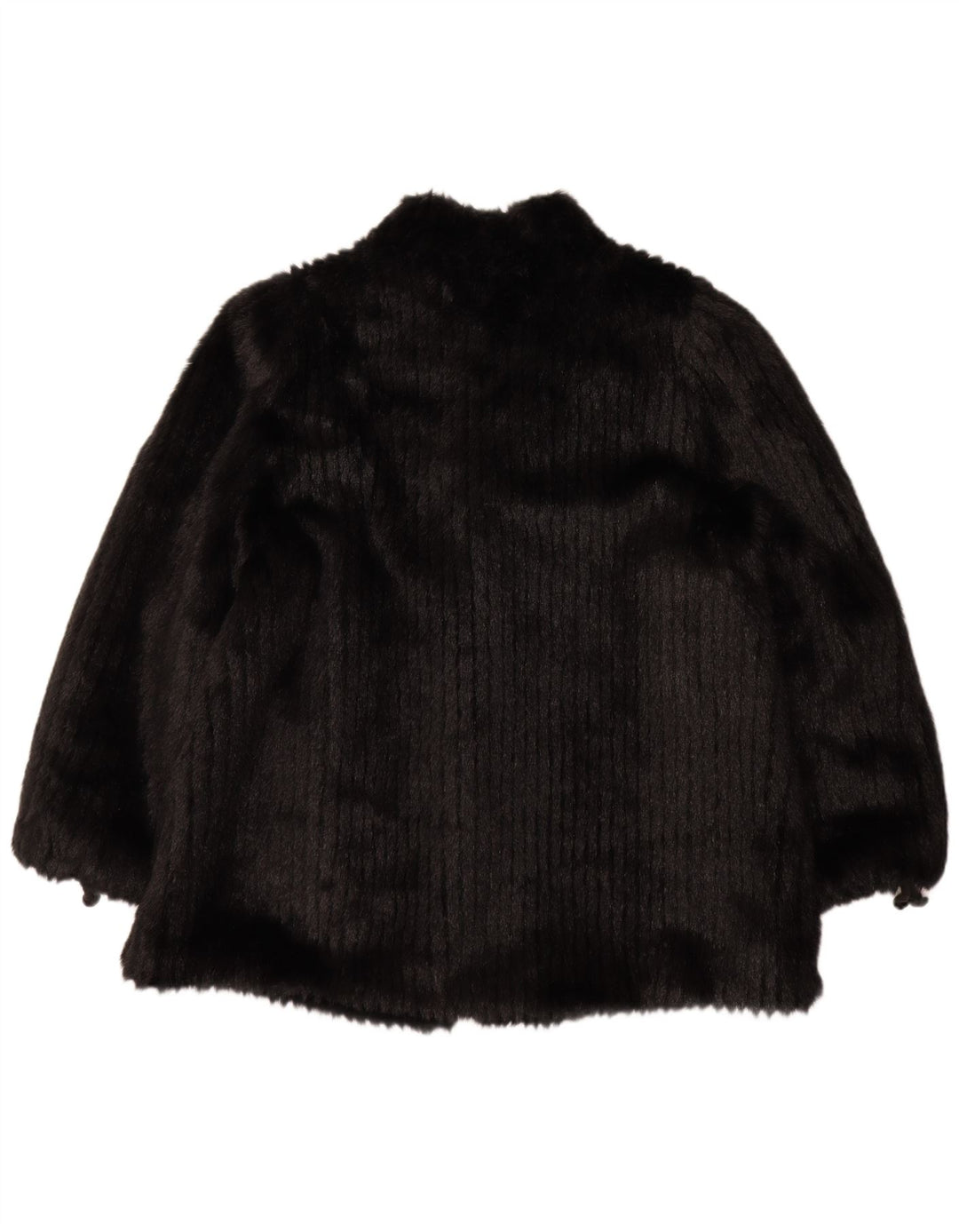 Astraka Womens Faux Fur Jacket UK 14 Medium Black Acrylic