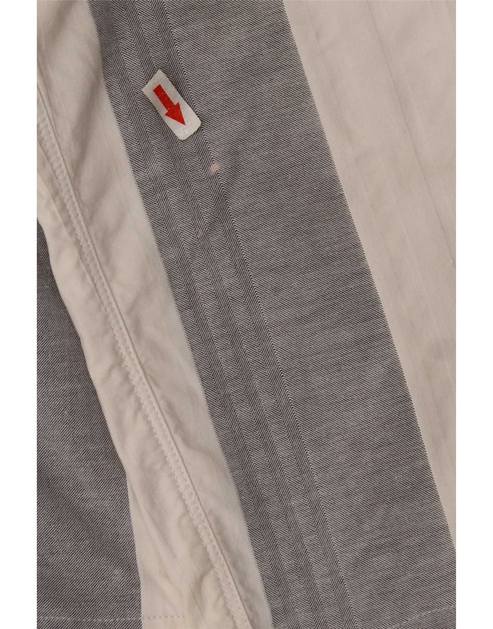 SIVIGLIA Mens Casual Shorts W33 Medium White Striped Cotton