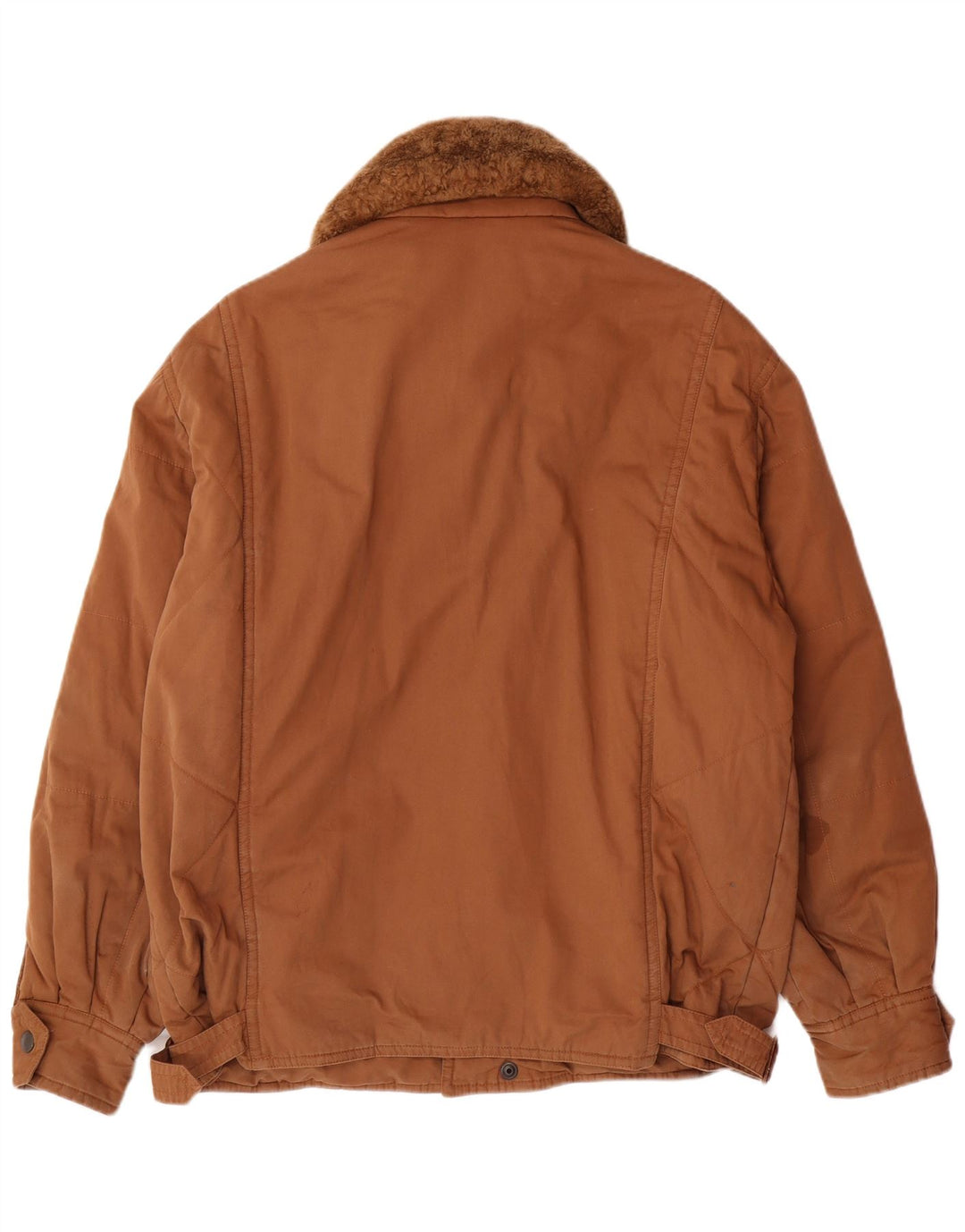 MONTEDORO Herre Military Bomber Jacket IT 52 XL Brun Bomuld