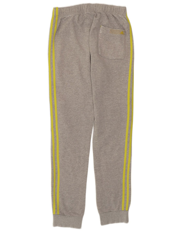 Adidas Mens Graphic Tracksuit Trousers Joggers Small  Grey Cotton