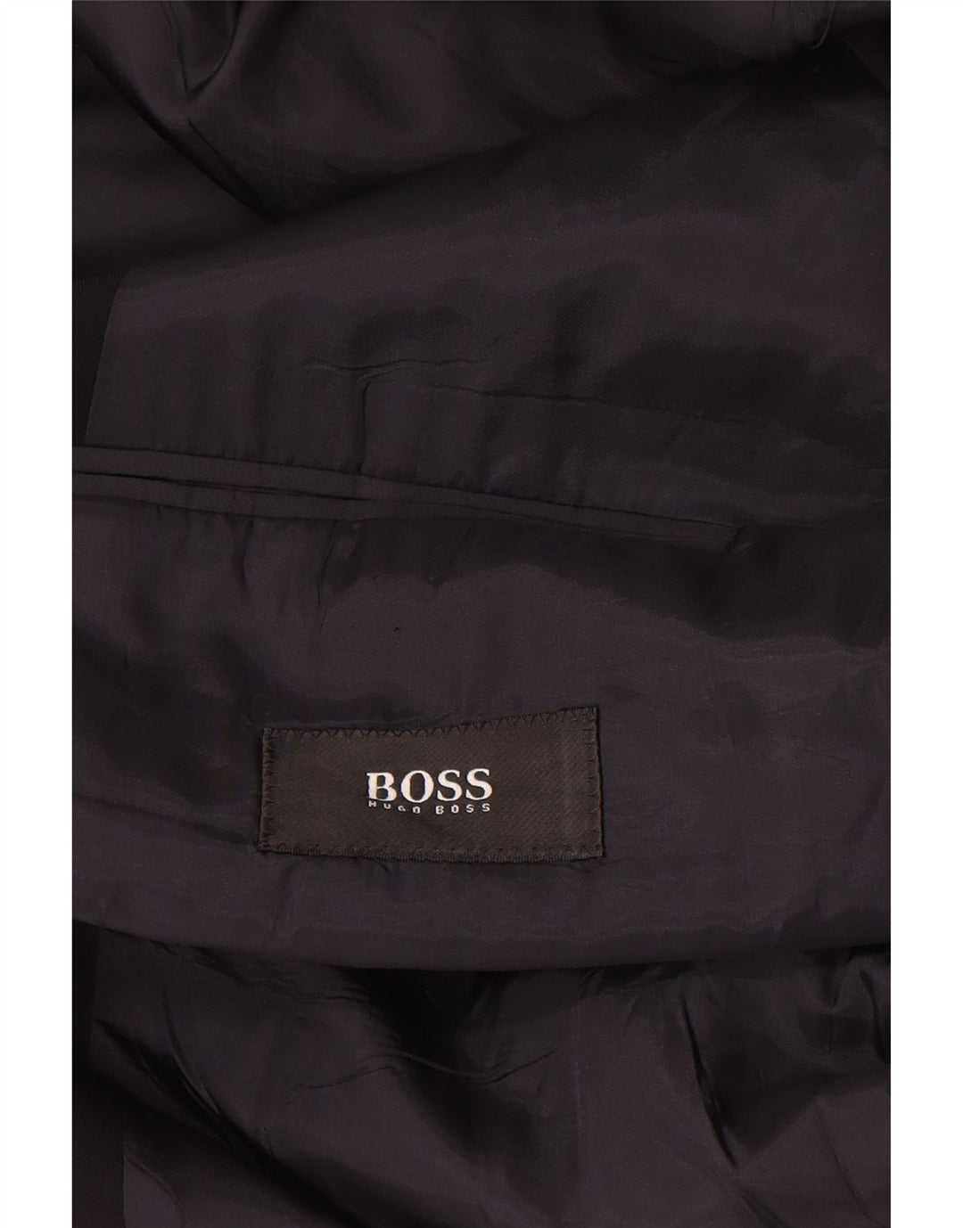 Męska marynarka zapinana na 3 guziki Hugo Boss EU 54 2XL Granatowa, dziewicza wełna