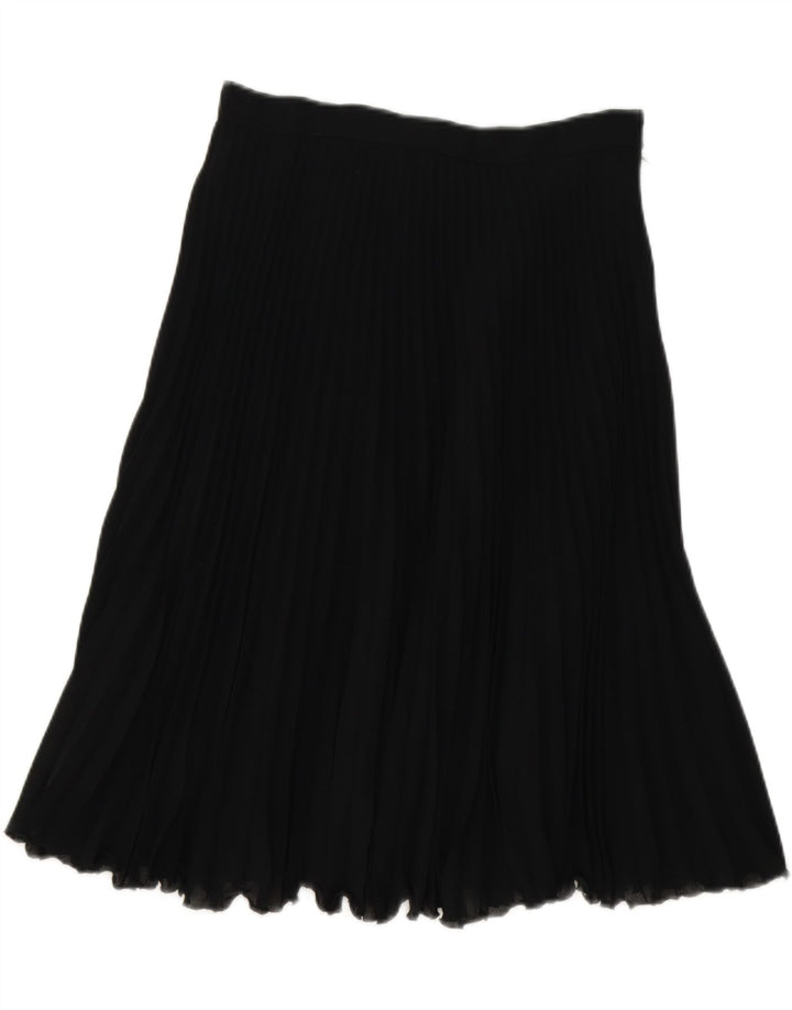VINTAGE Womens Pleated Skirt W30 Medium  Black Vintage Vintage and Second-Hand Vintage from Messina Hembry 