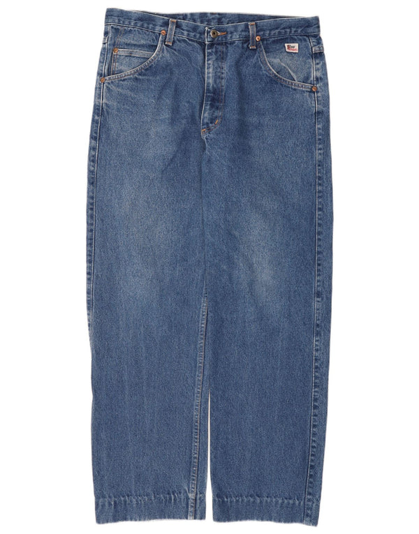 Roy Rogers Mens Straight Jeans W38 L30 Blue