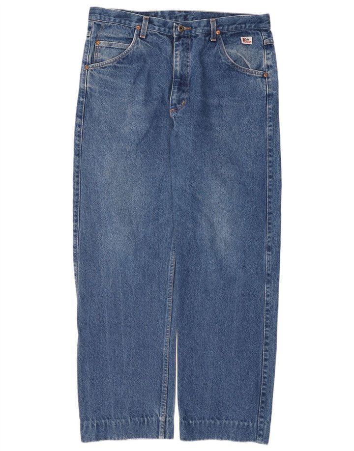 Jeans dritti da uomo Roy Rogers W38 L30 Blu