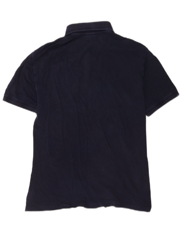 Polo geografica da uomo Napapijri piccola blu navy