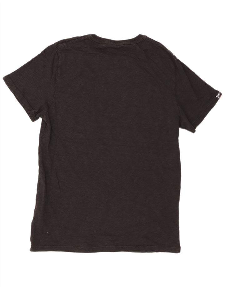 Superdry Mens T-Shirt Top 2XL Black Cotton