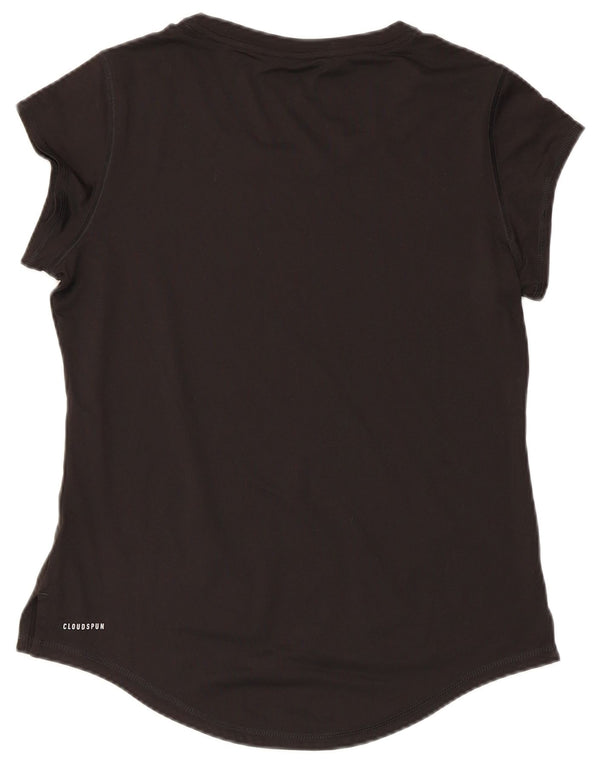 T-shirt Puma Cloudspun da donna Top UK 12 Medium Nero Poliestere