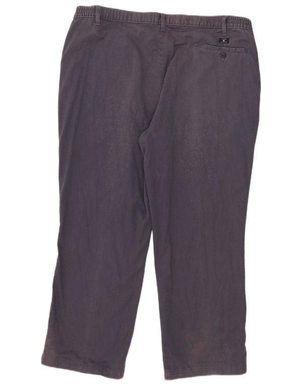 Pantaloni chino con pegged Marks & Spencer da uomo blu W44 L29 in cotone blu scuro