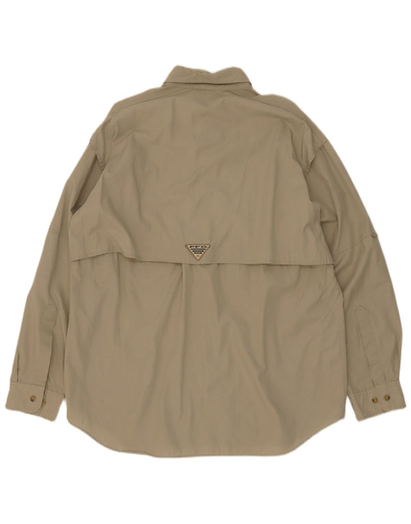 Columbia Herreskjorte Medium Khaki Bomuld