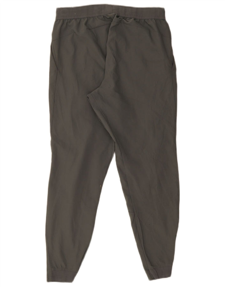 Nike Mens Dri Fit Tracksuit Trousers Medium Grey Polyester
