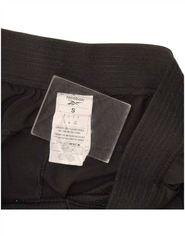 Reebok Womens Graphic Swimming Shorts UK 10 Small  Black Polyester