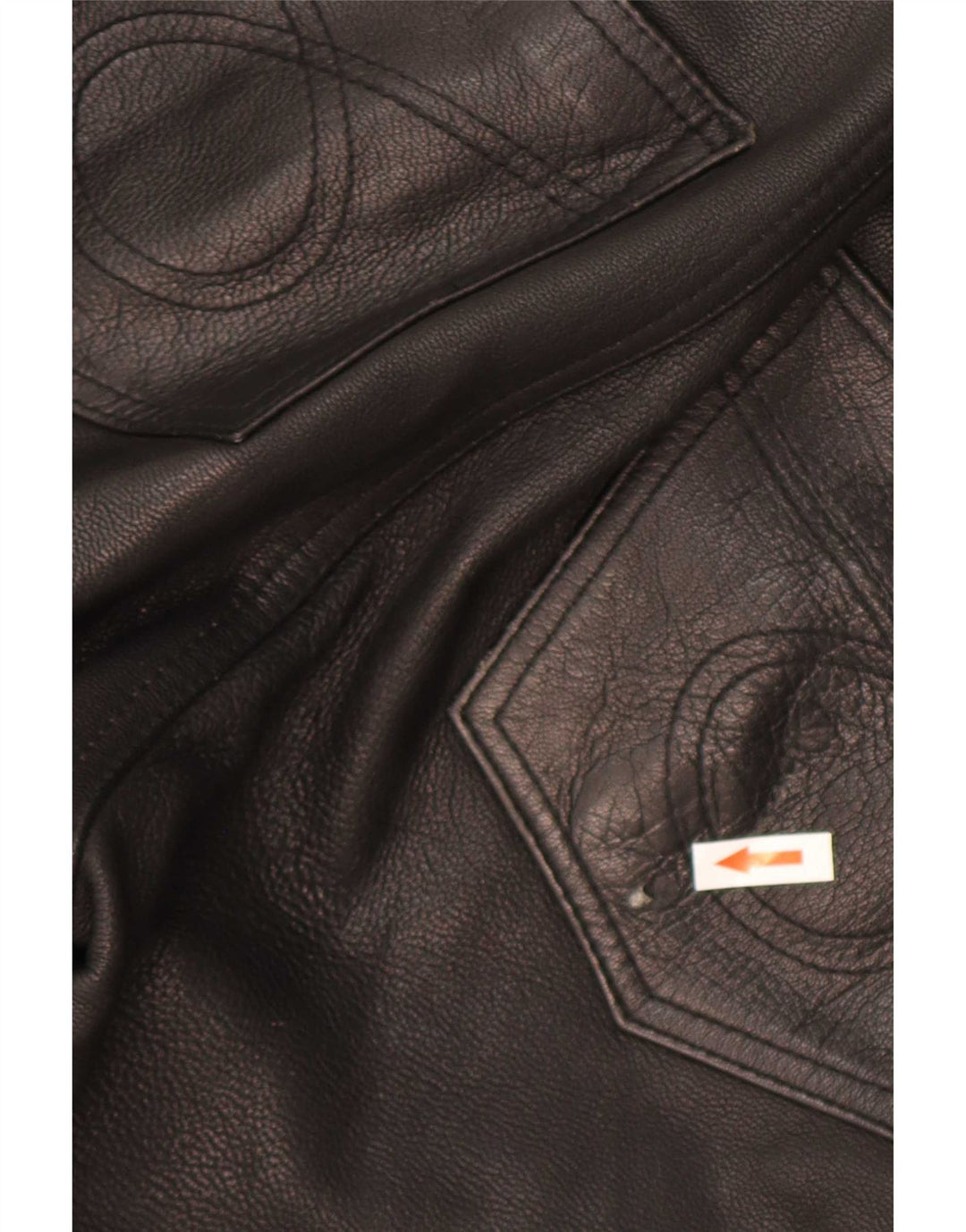 Modeka Mens Slim Leather Trousers XL W34 L33 Black