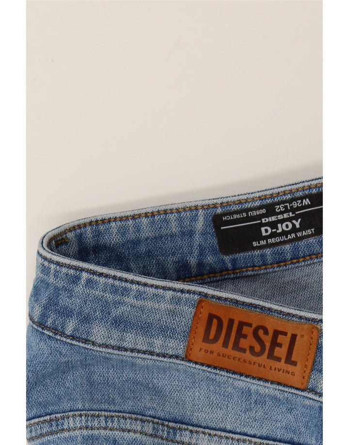 DIESEL Womens D-Joy Regular Slim Jeans W26 L29 Blue Cotton Vintage Diesel and Second-Hand Diesel from Messina Hembry 