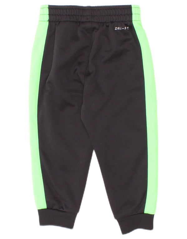 Calça de treino Nike Baby Boys Dri Fit 12-18 meses preta colorblock