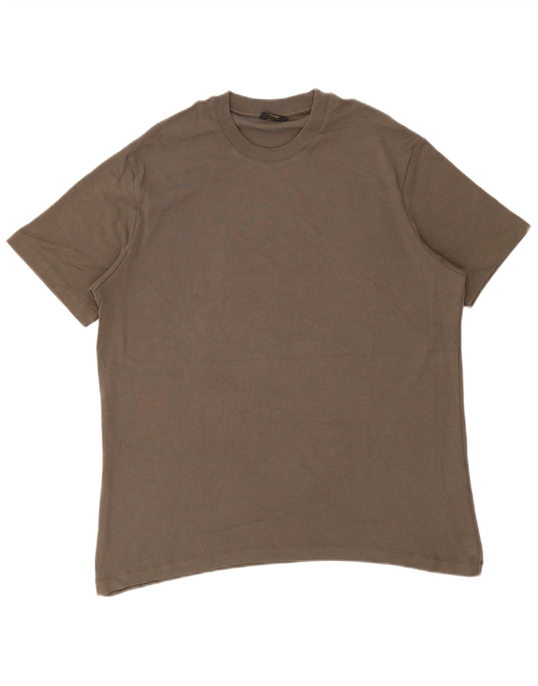 T-shirt da uomo Massimo Dutti Top Large in cotone grigio