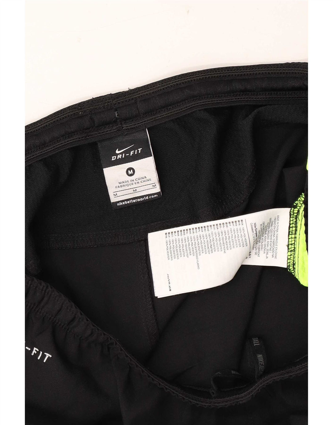 Nike Herren Dri Fit Sportshorts Mittelschwarzes Colourblock-Polyester