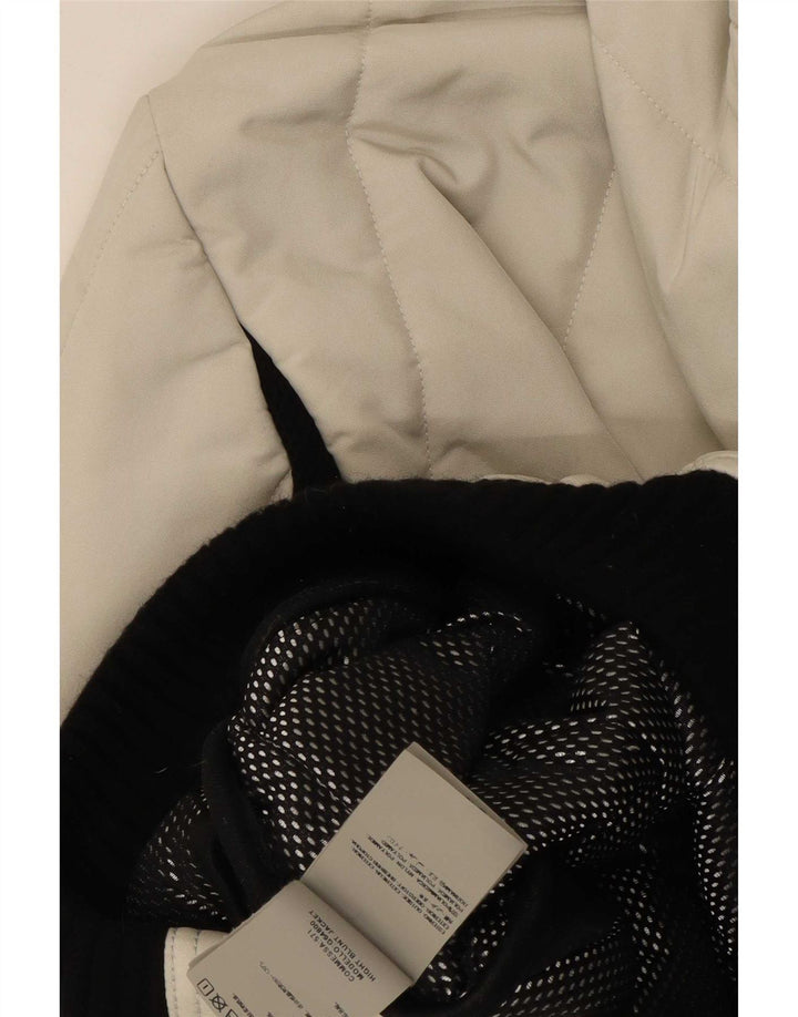 Refrigiwear Γυναικείο μπουφάν με κουκούλα με επένδυση UK 14 μεσαίο λευκό χρώμα