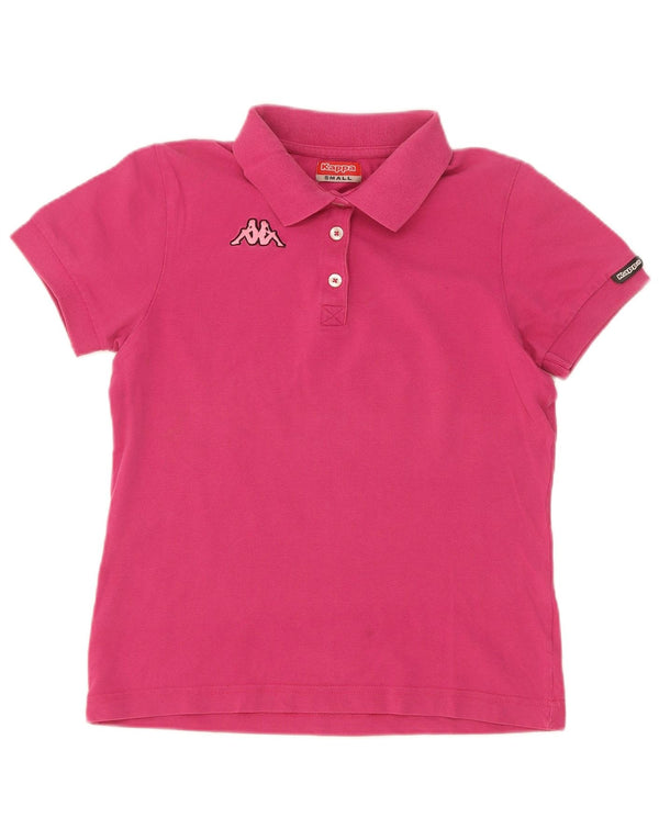 Polo Kappa Donna UK 10 Small Rosa