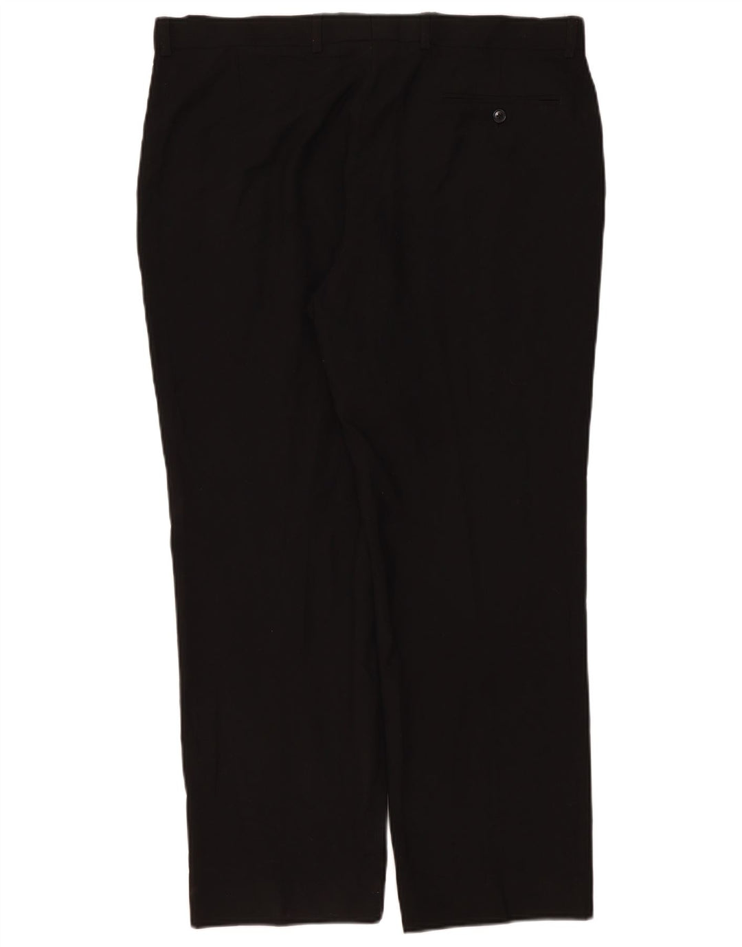 Pantaloni da abito su misura da uomo Marks & Spencer W38 L29 poliestere nero