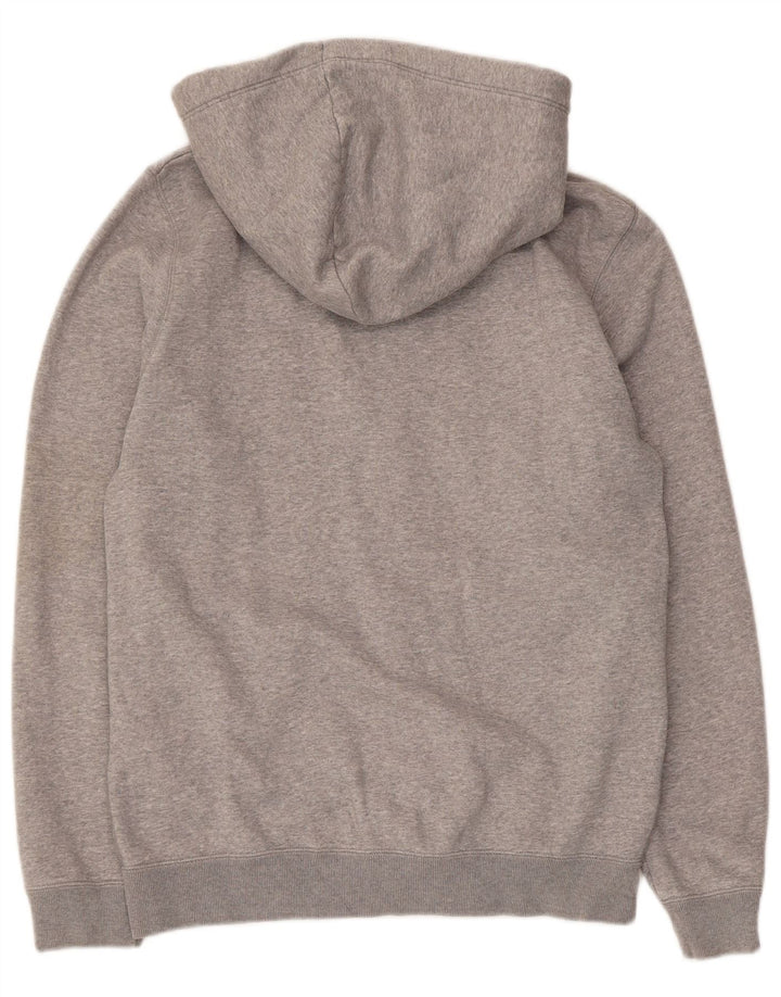 Jack Wills Mens Zip Hoodie Sweater Medium Grey Flecked Cotton