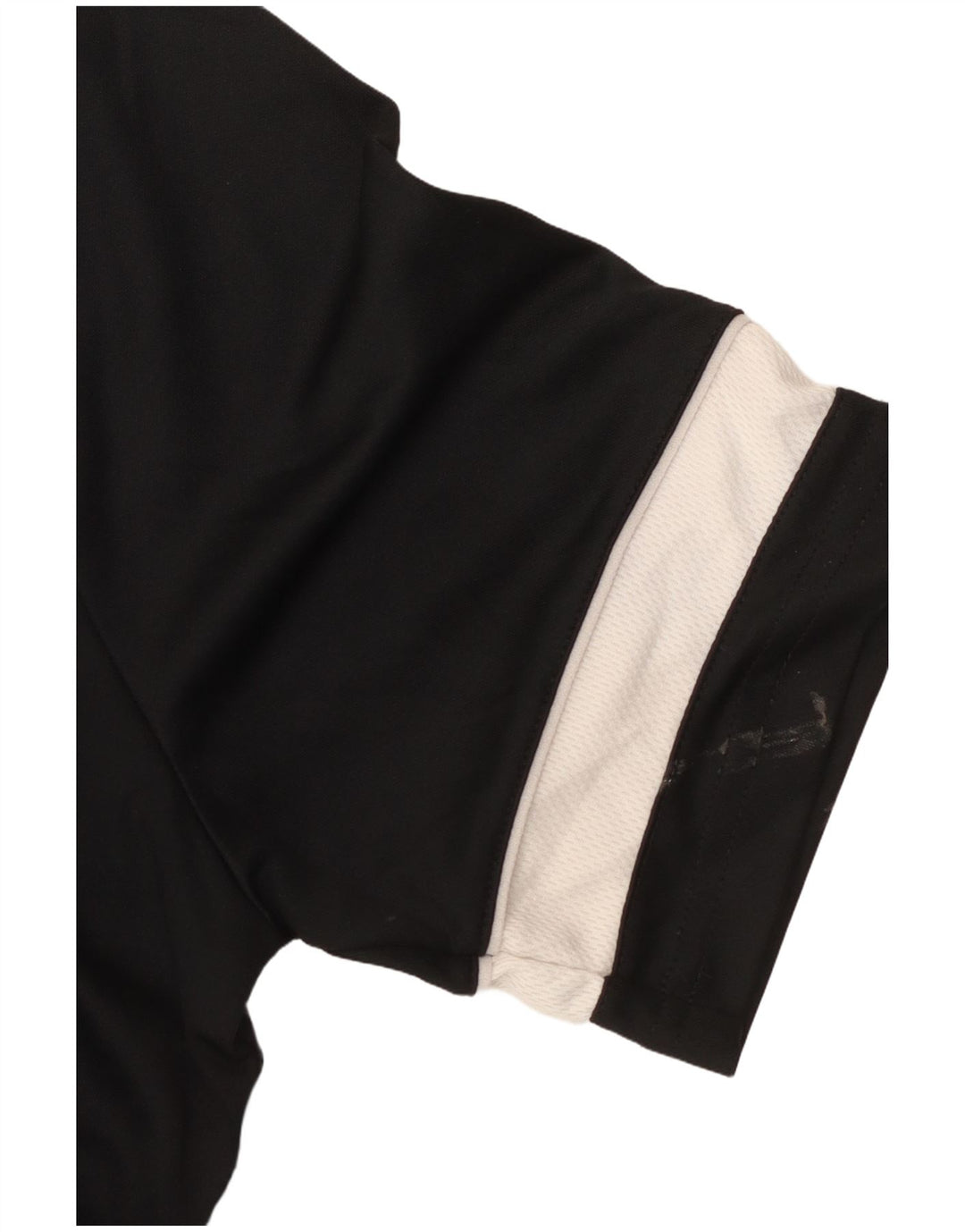 Nike T-shirt top mellem sort stribet polyester til mænd