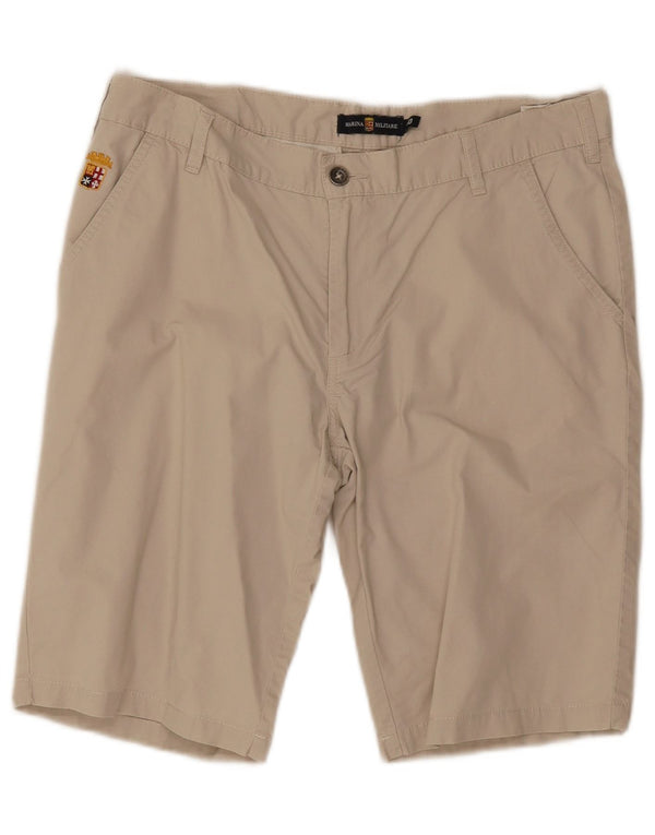 Marina Militare Mens Chino Shorts IT 50 Large W35 Beige