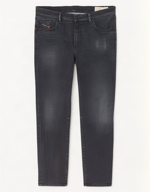 Jeans affusolati D-Strukt da uomo Diesel W38 L32 in cotone blu navy