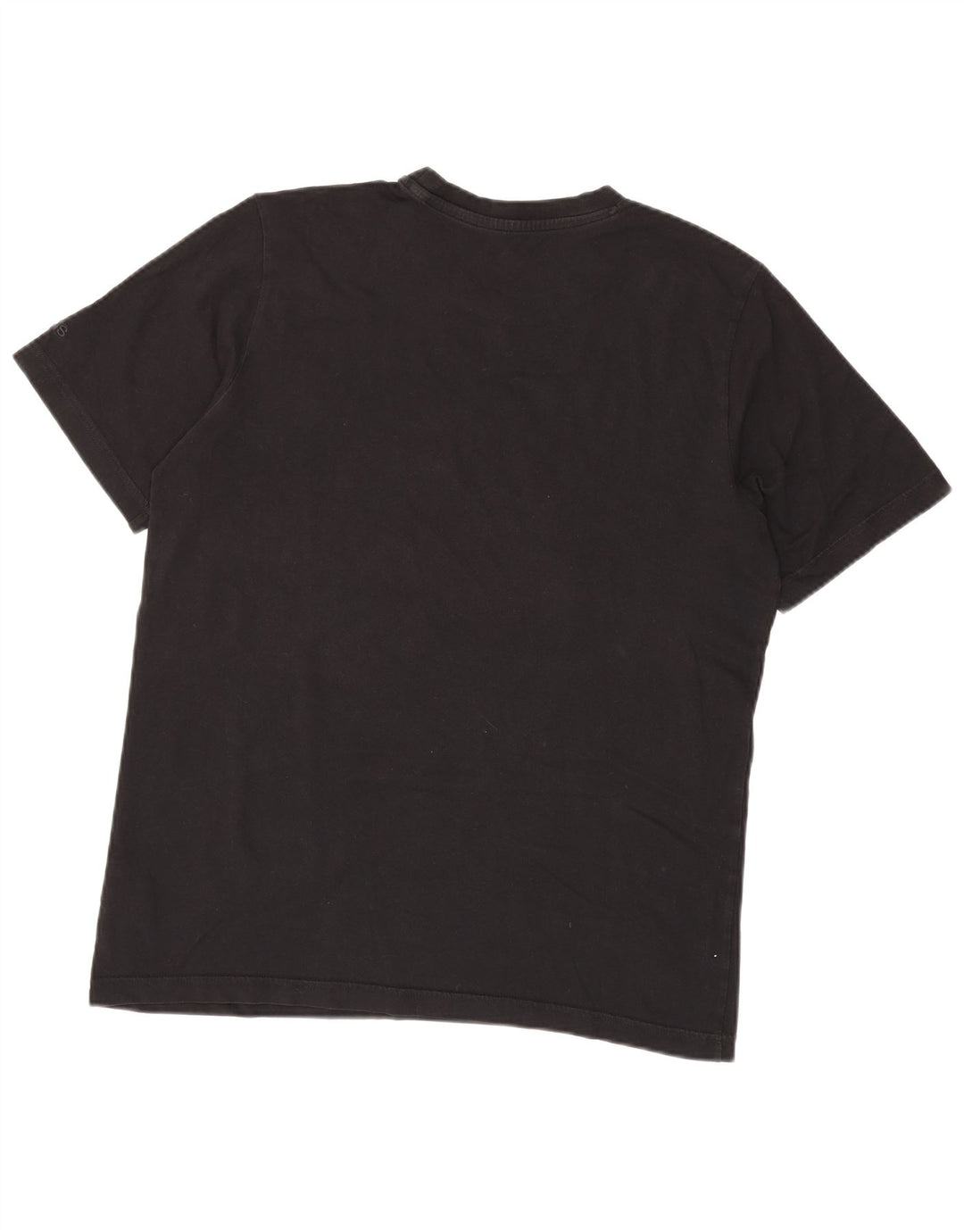 Adidas Mens Graphic T-Shirt Top Medium Black Cotton