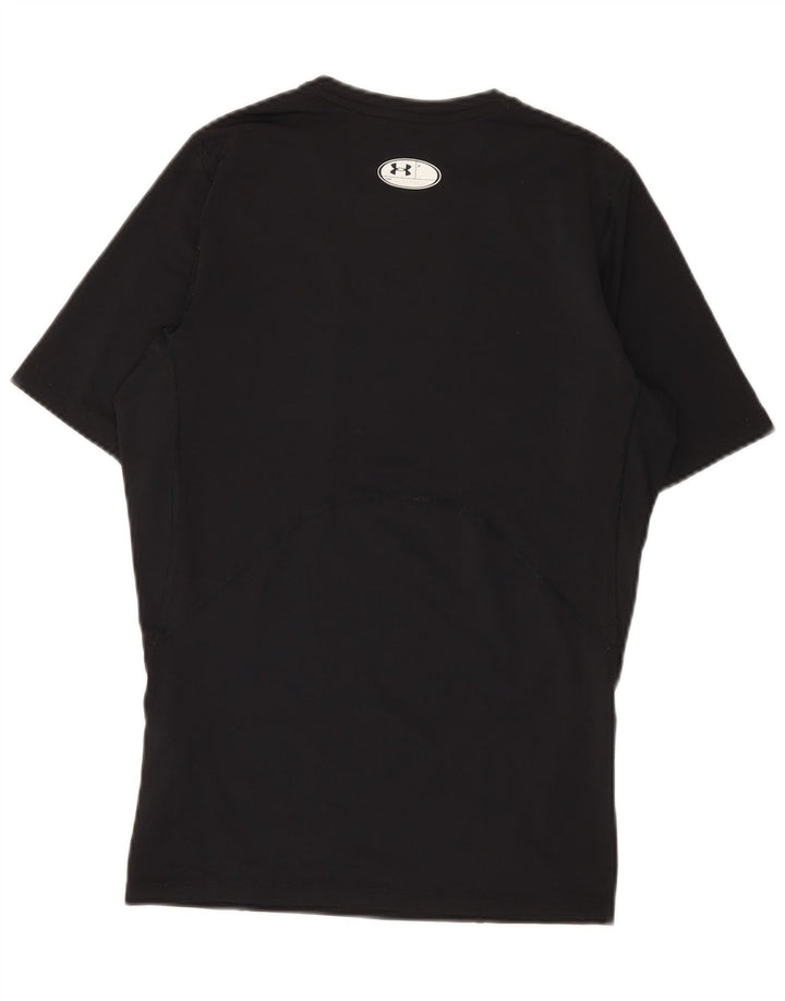 Under Armour Herren-Kompressions-T-Shirt-Oberteil, großes schwarzes Polyester