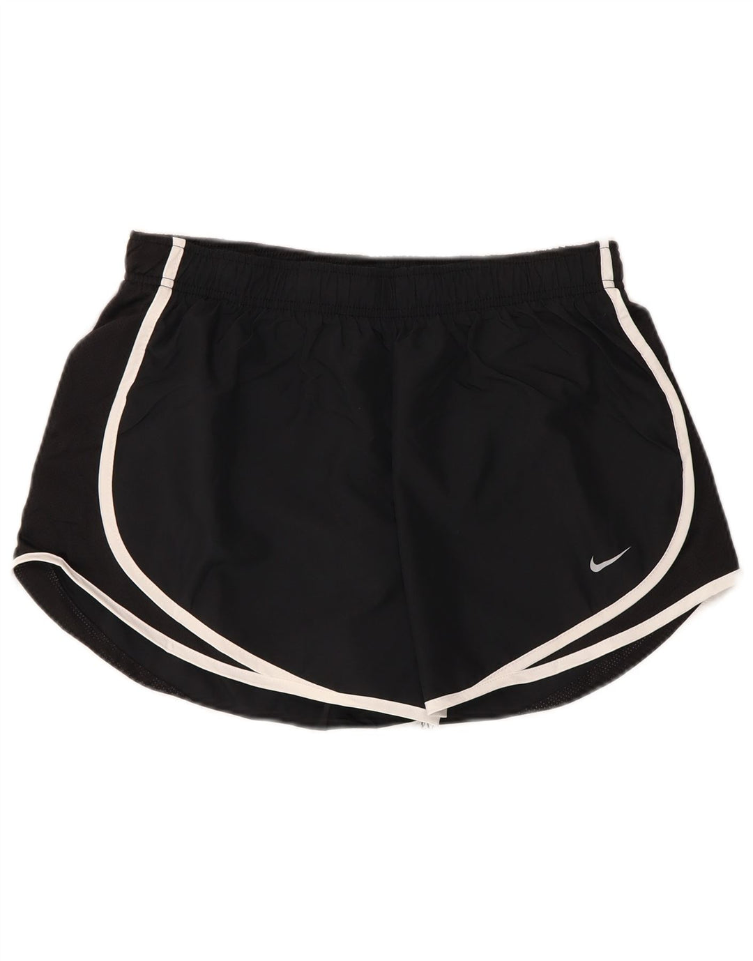 NIKE Womens Sport Shorts UK 14 Large Black Polyester