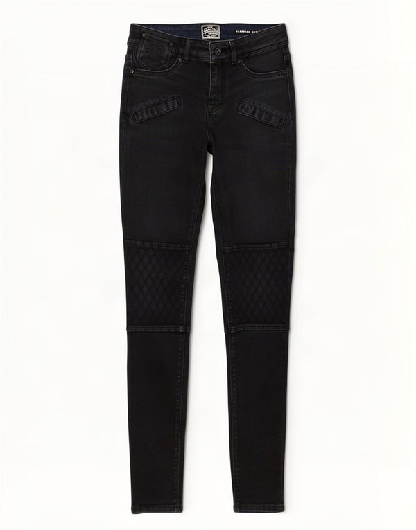 Superdry Jeans Súper Ajustados Estándar Para Mujer W25 L32 Algodón Azul Marino