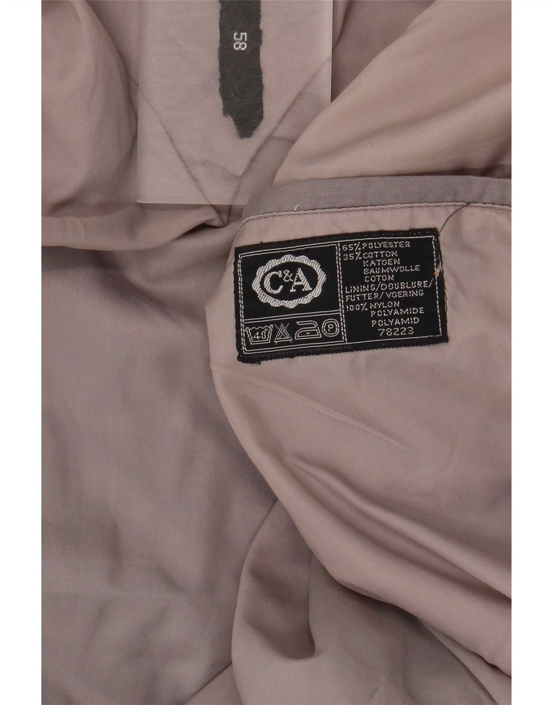 C & A férfi bomber dzseki IT 58 4XL szürke színû, poliészter