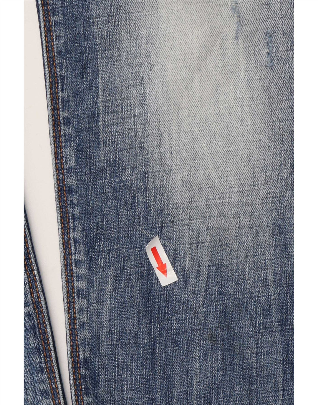 Superdry Herren Corporal Distressed Slim Jeans W31 L32 Blaue Baumwolle