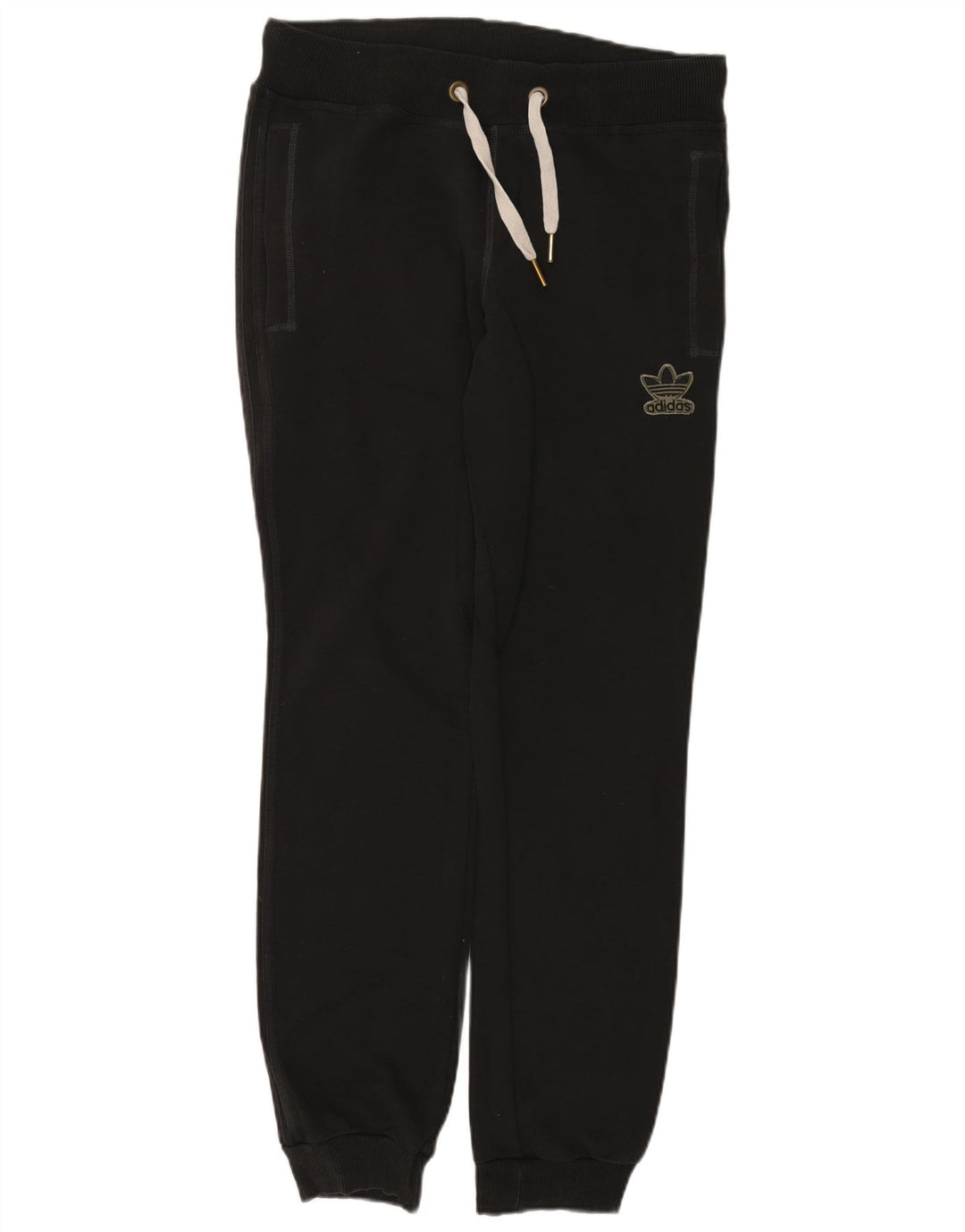Adidas Mens Tracksuit Trousers Joggers Medium  Black Cotton