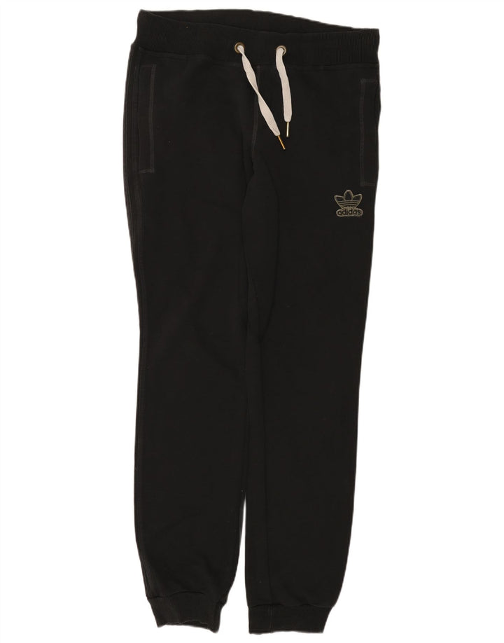 Adidas Mens Tracksuit Trousers Joggers Medium  Black Cotton