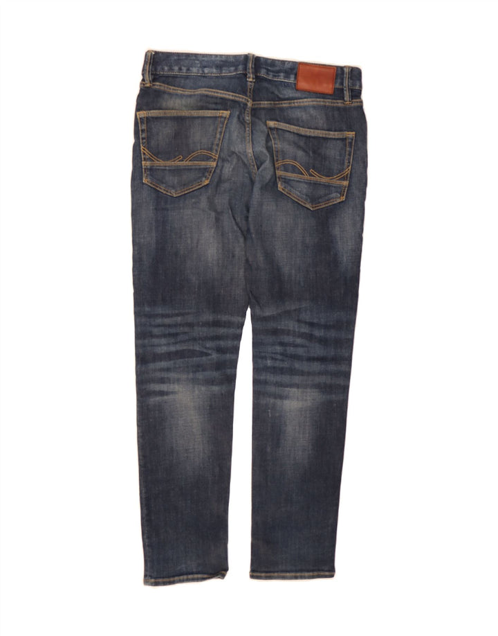 JACK & JONES Mens Ron Slim Jeans W30 L30 Navy Blue Cotton Vintage Jack & Jones and Second-Hand Jack & Jones from Messina Hembry 