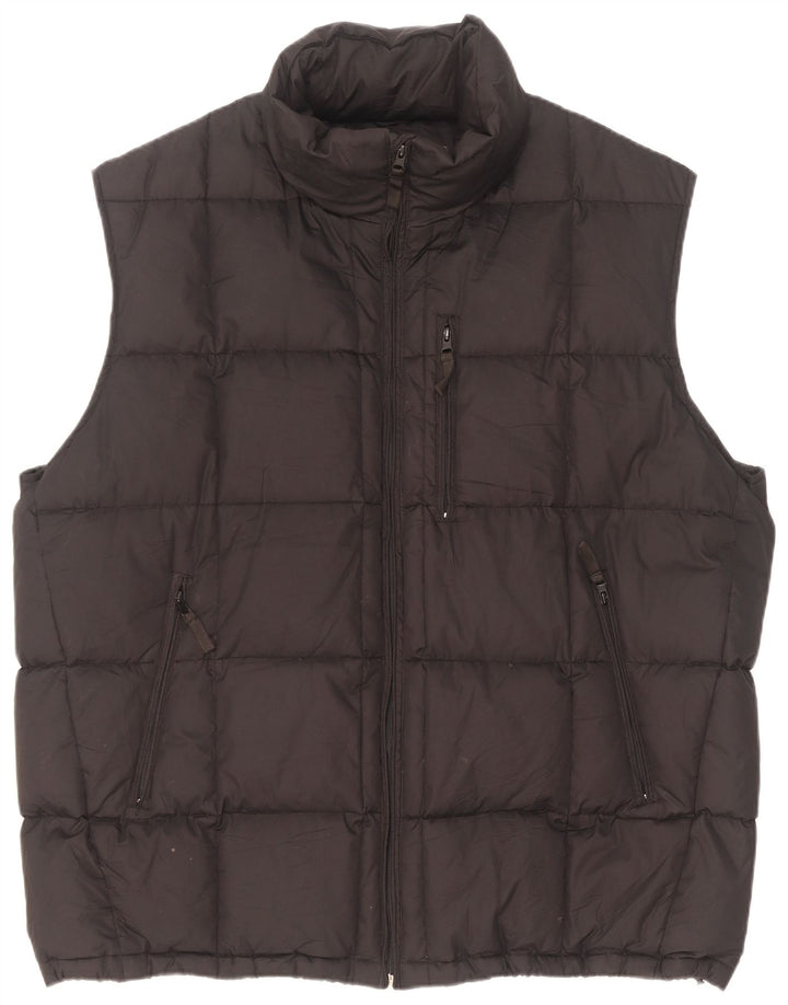 Icepeak Polstret Gilet til mænd EU 58 4XL Sort Polyamid