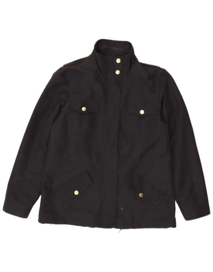 Giacca utility da donna RALPH LAUREN UK 14 poliestere nero medio